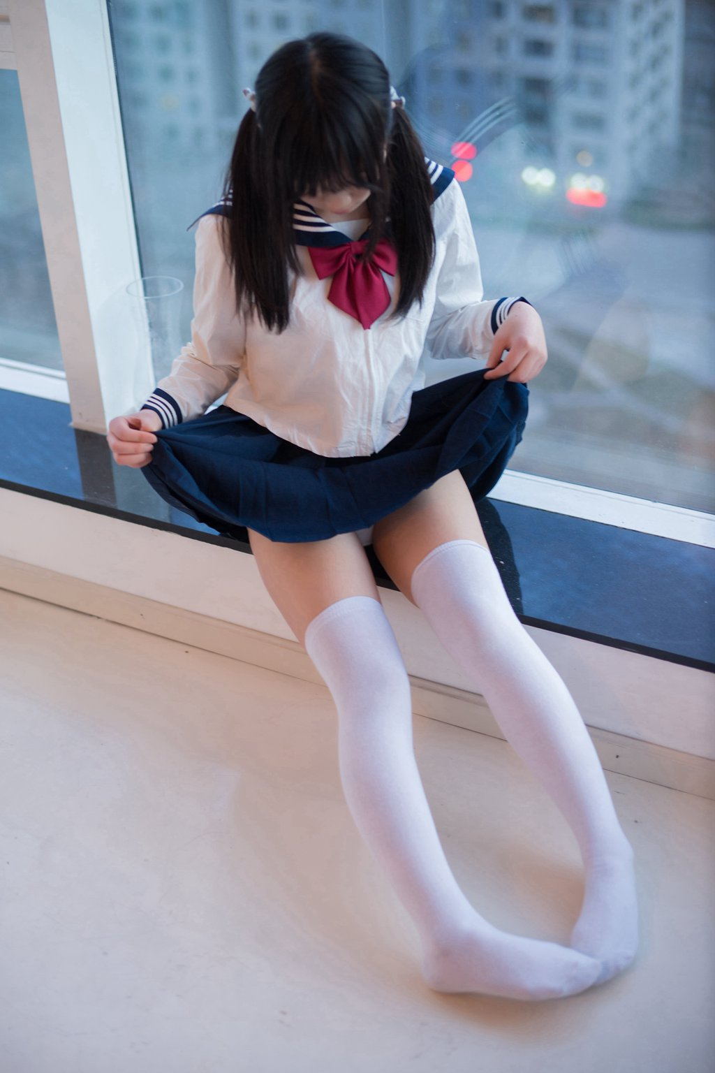 网紅Coser@拇指兔-校服[57P/137MB] 网红写真-第2张