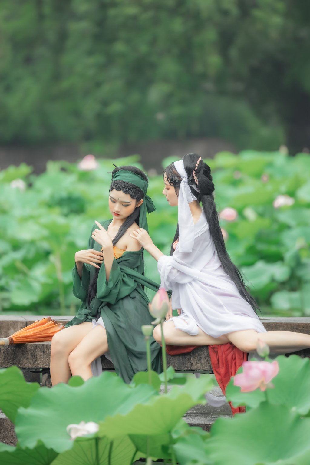 人气Coser@兔子Zzz不吃胡萝卜 &Conkon控控 白蛇传奇 [24P/133MB] 网红写真-第2张