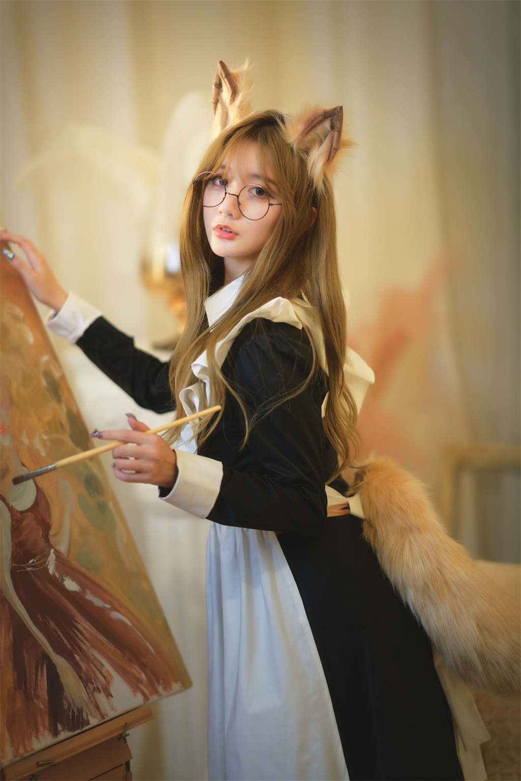 人气Coser@兔子Zzz不吃胡萝卜 &Conkon控控&贰加六 魔法屋 [43P/548MB] 网红写真-第1张