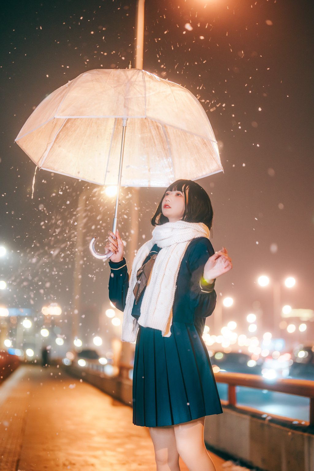 人气Coser@兔子Zzz不吃胡萝卜 雪夜[22P/222MB] 网红写真-第4张