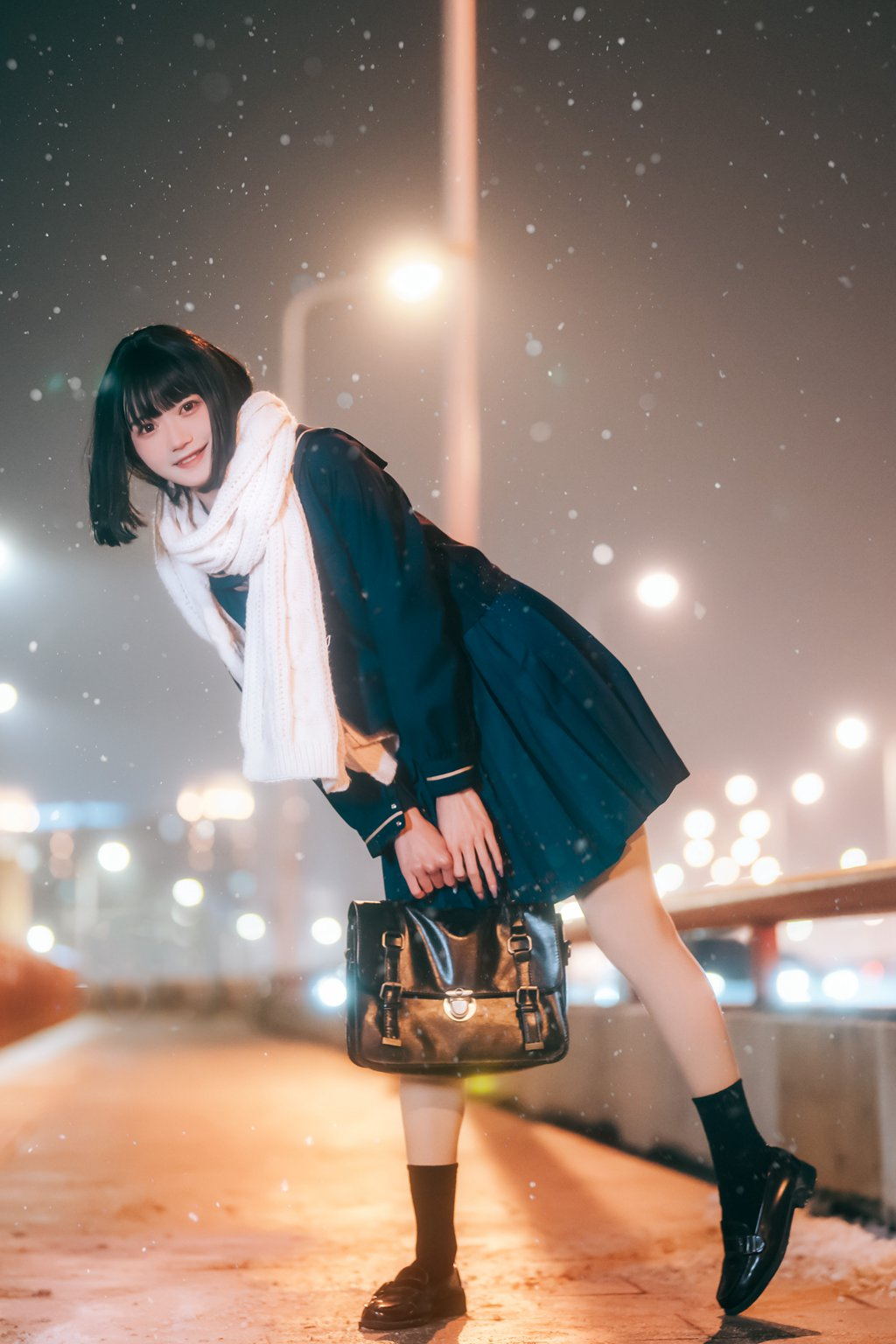 人气Coser@兔子Zzz不吃胡萝卜 雪夜[22P/222MB] 网红写真-第3张